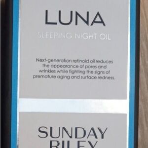 Sunday Riley Luna Night Oil - Blue and White
